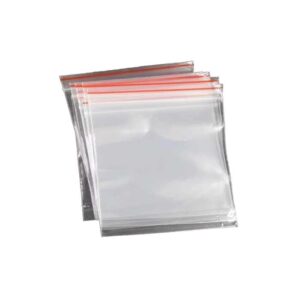 FUNDA PLASTICA TIPO ZIP LOCK - 100 UNDS